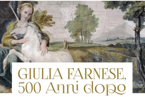 Ritratto di Giulia Farnese con unicorno, attribuito a Pinturicchio.