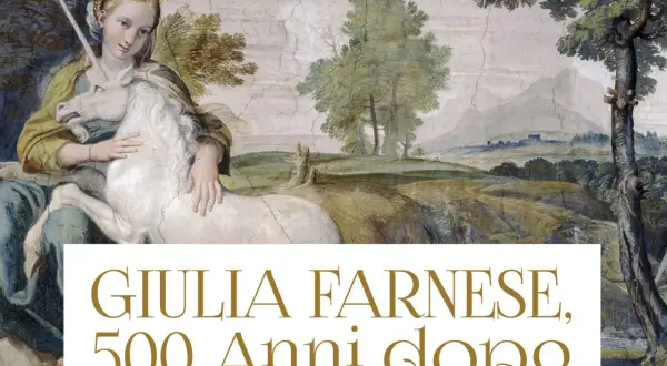 Ritratto di Giulia Farnese con unicorno, attribuito a Pinturicchio.