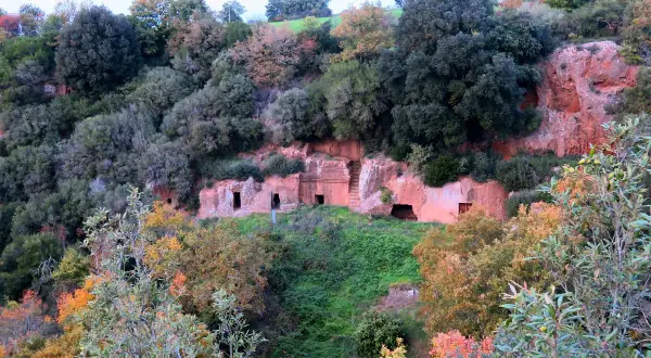 Antiche tombe etrusche scavate nella roccia, un luogo suggestivo da scoprire a Bleracosa vedere.